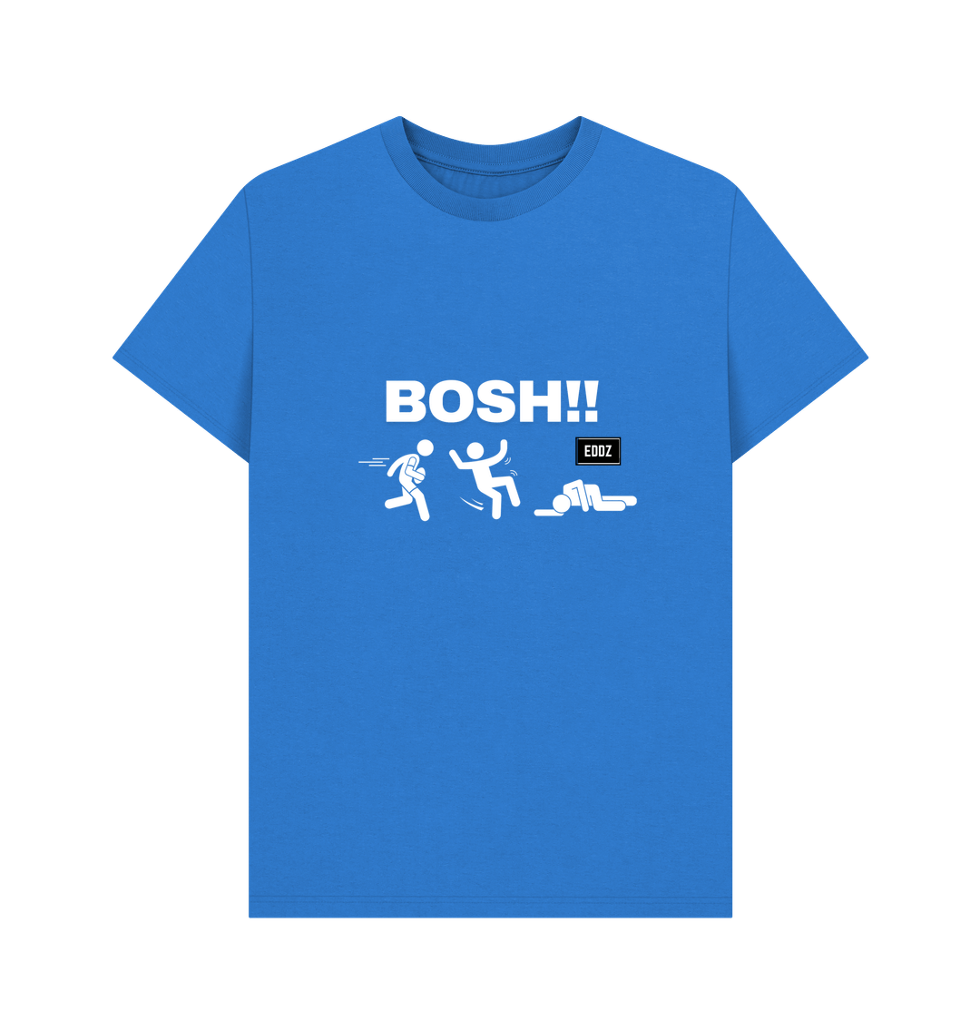 Bright Blue Adults BOSH Tee