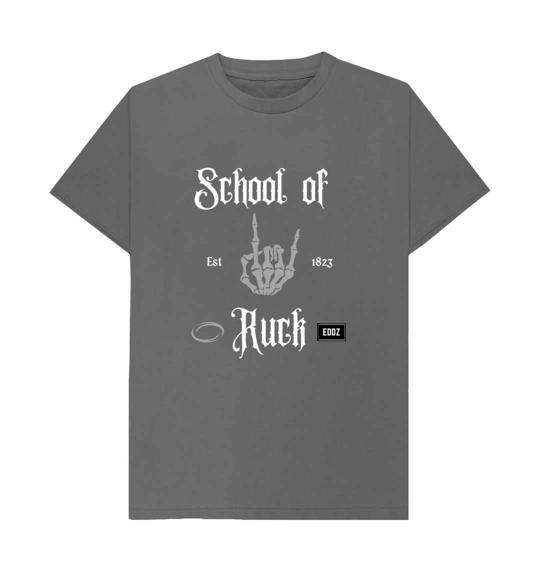 Slate Grey Adults \u201cSchool of Ruck\u201d T-Shirt