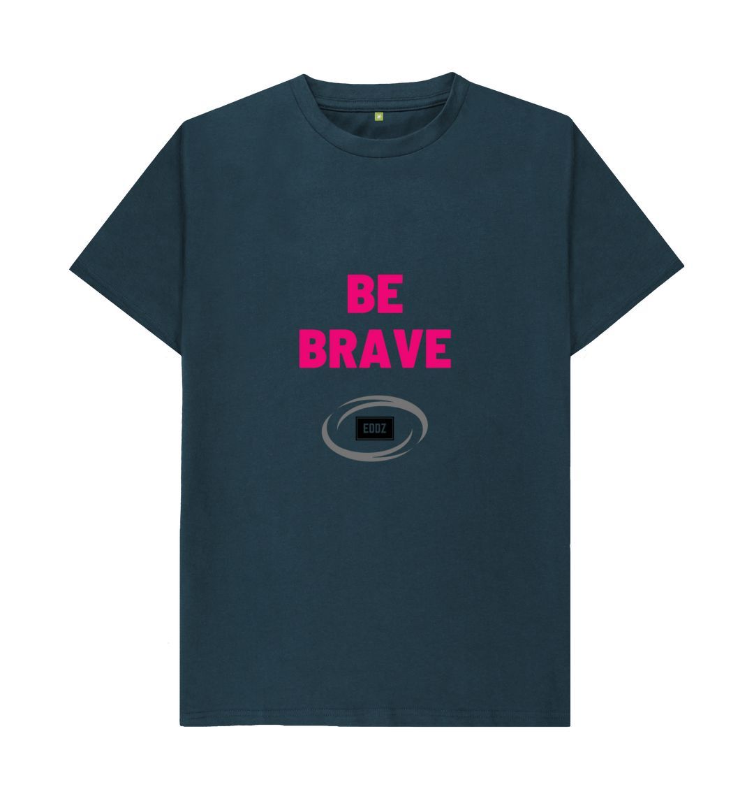 Denim Blue Adults \u201cBe Brave\u201d T-Shirt