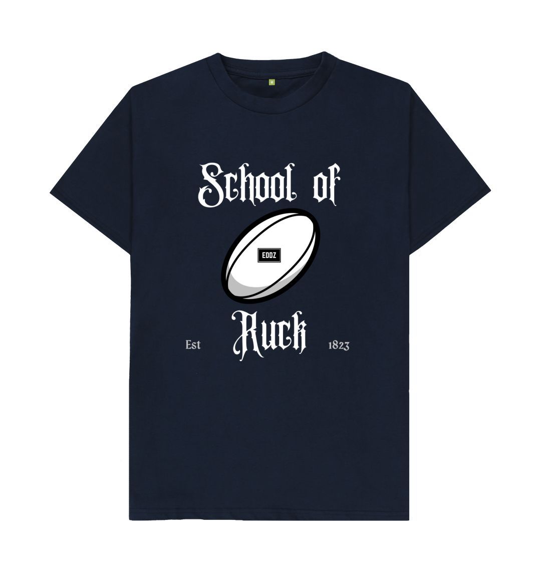 Navy Blue Adults - \u201cSchool of Ruck\u201d T-shirt