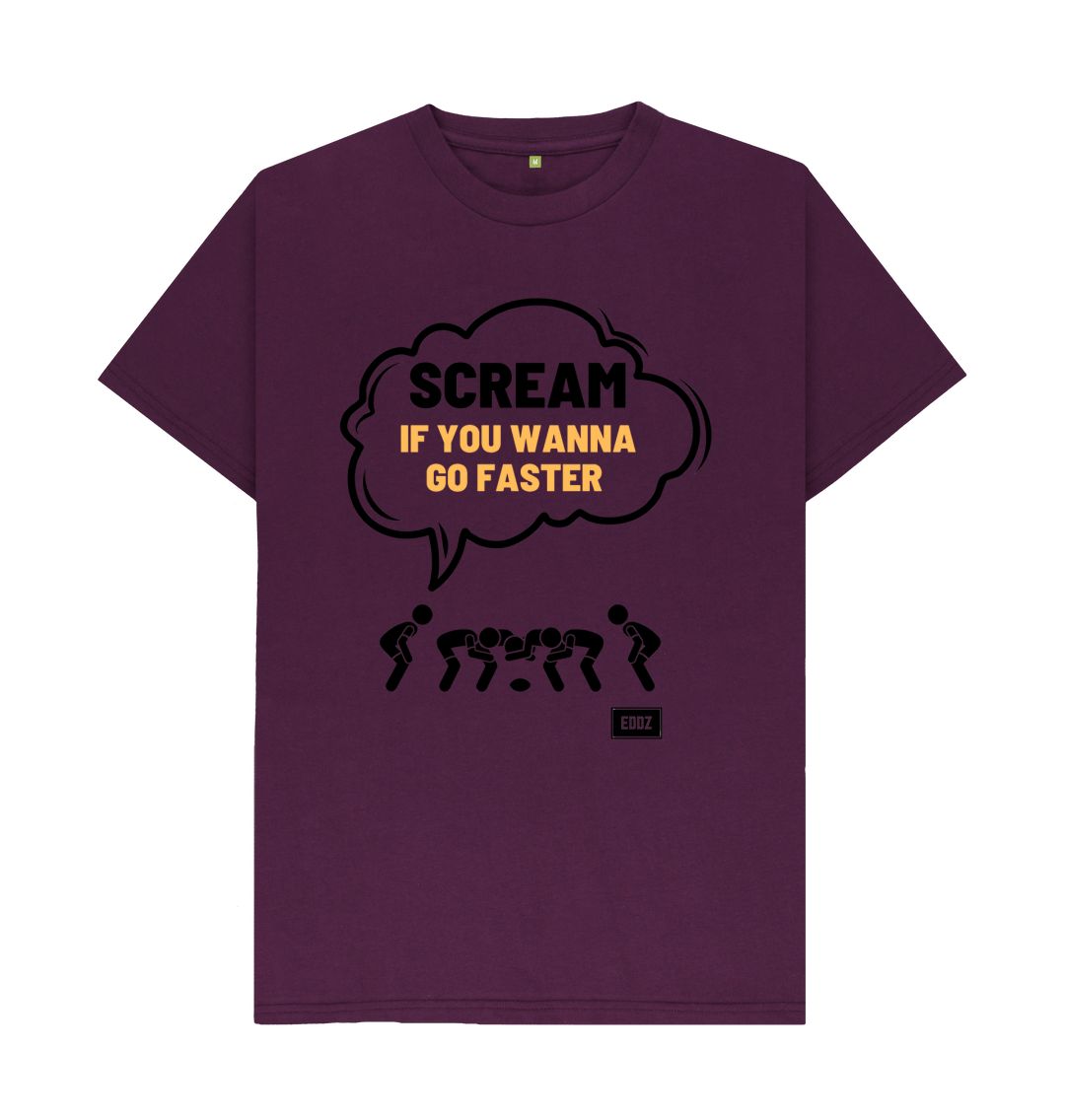 Purple Adults - \u201cScream if you wanna go faster\u201d T- shirt