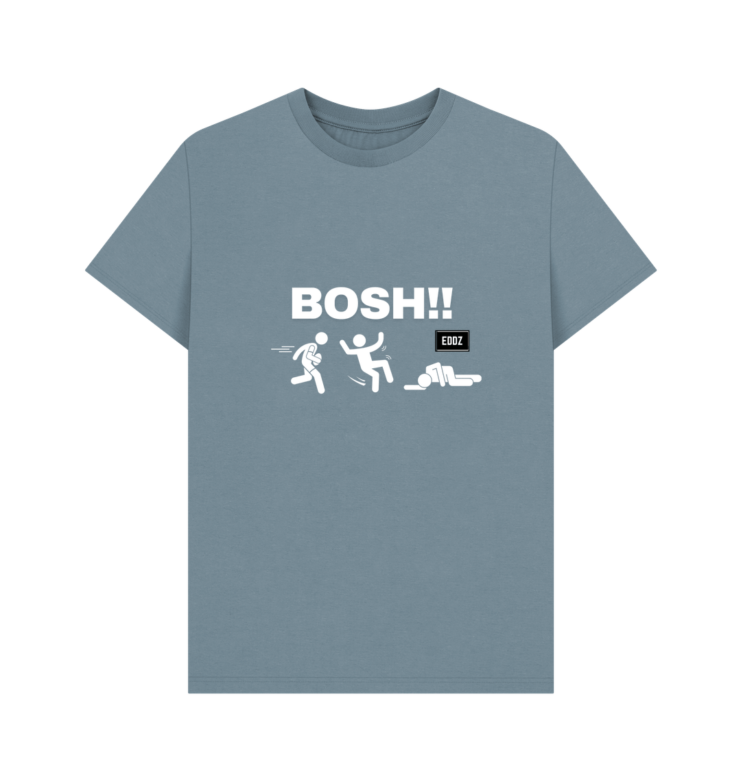 Stone Blue Adults BOSH Tee