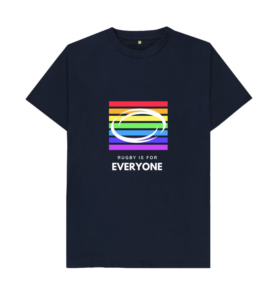 Navy Blue Adults T-Shirt - Rugby is for everyone
