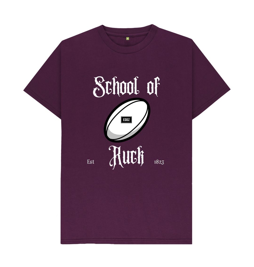 Purple Adults - \u201cSchool of Ruck\u201d T-shirt