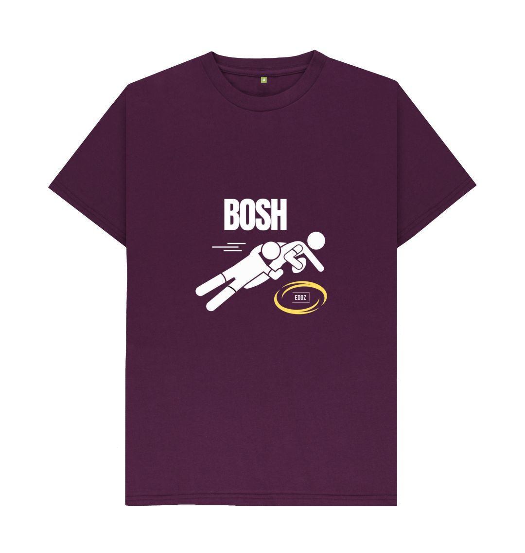 Purple Adults Rugby \u201cBosh\u201d T-Shirt