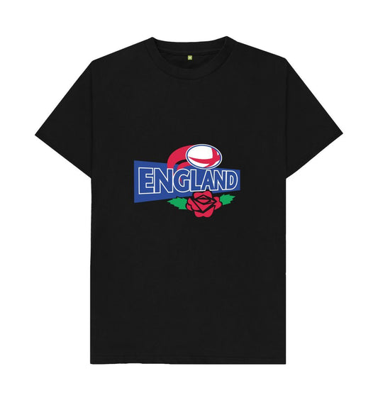 Black England T-Shirt Adults