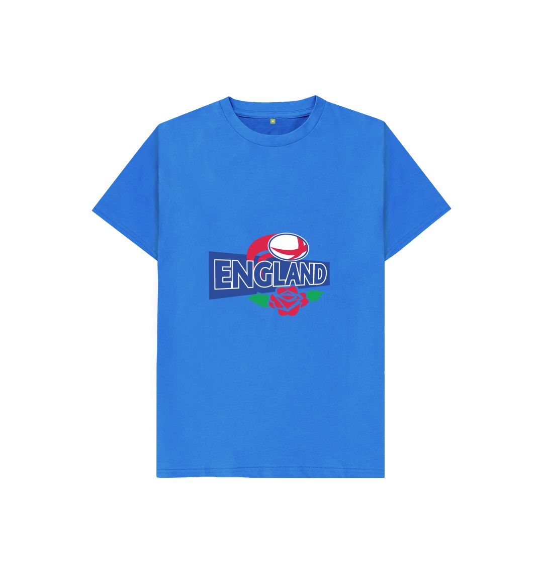 Bright Blue Kids England rugby T-Shirt