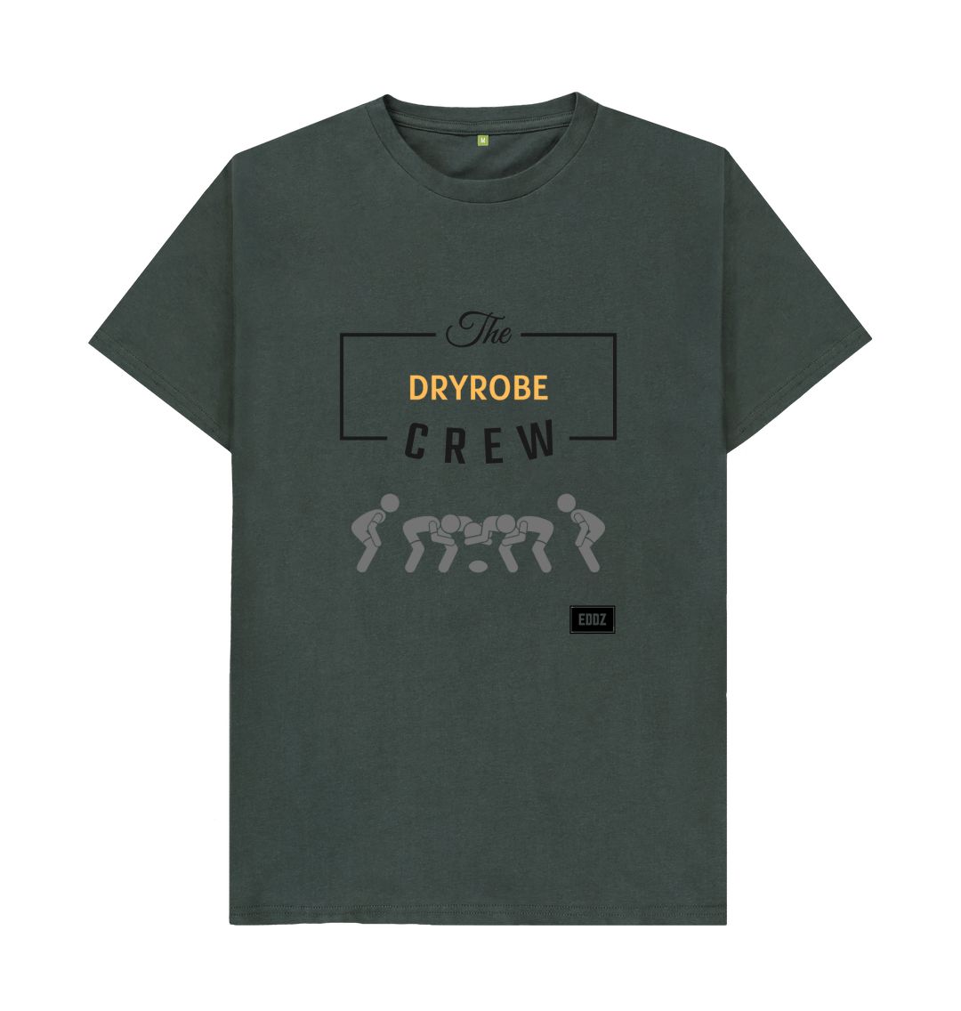 Dark Grey Adults \u201cDryrobe crew\u201d T-Shirt