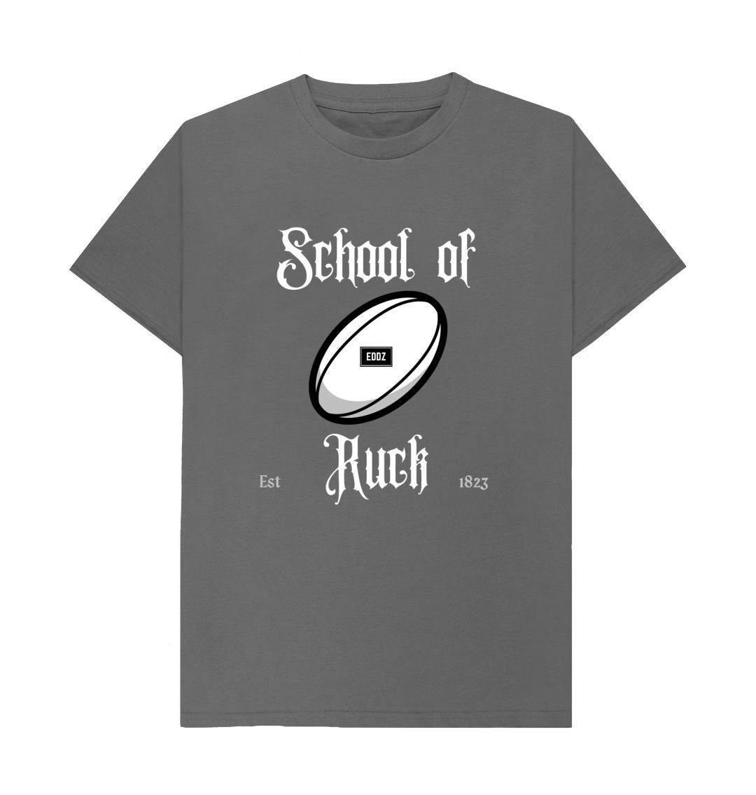 Slate Grey Adults - \u201cSchool of Ruck\u201d T-shirt