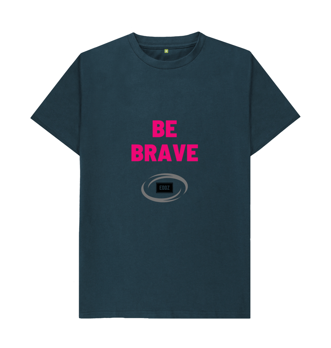 Denim Blue Adults \u201cBe Brave\u201d T-Shirt