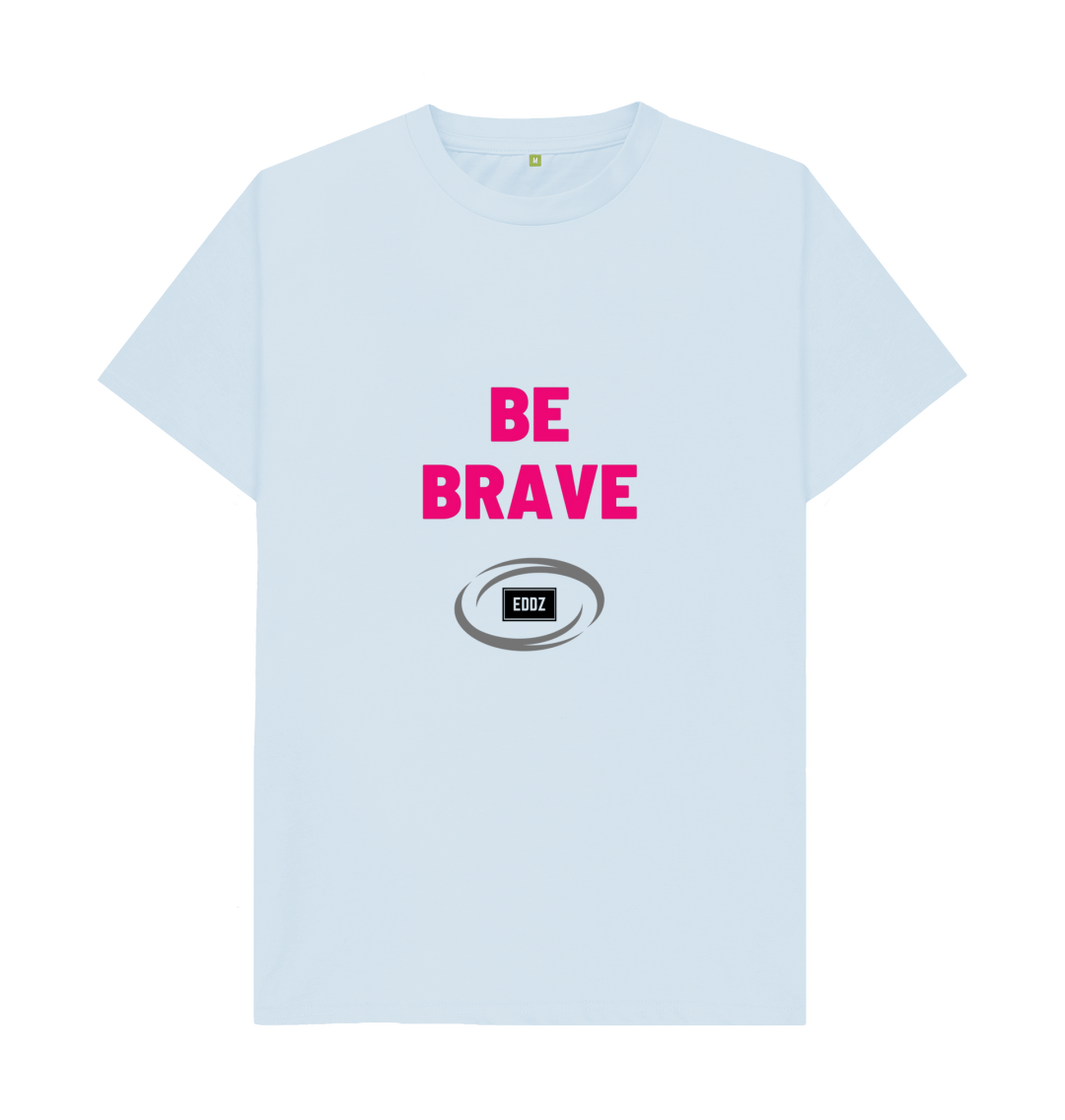 Sky Blue Adults \u201cBe Brave\u201d T-Shirt